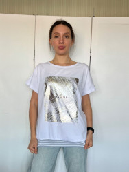 Футболки женские БАТАЛ оптом 64590871 2731-184