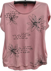 Футболки женские БАТАЛ оптом 71065398 408-42