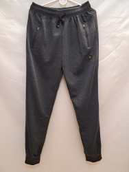 Спортивные штаны мужские БАТАЛ (gray) оптом 62879041 7061-24
