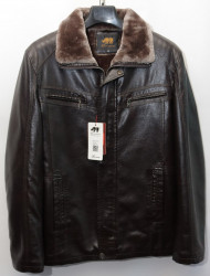 Куртки кожзам мужские RHINOCEROS на меху оптом 14675093 1820B-78