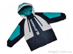 Куртка, Kids-modnik оптом K25 чорний з бірюзовим єврозима