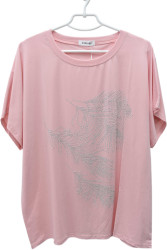 Футболки женские БАТАЛ оптом 80539472 1505-70