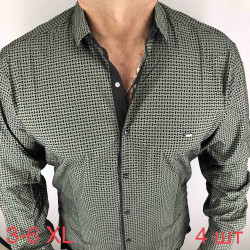 Рубашки мужские PAUL SEMIH БАТАЛ оптом 89032765 02 -46
