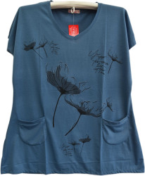 Футболки женские БАТАЛ оптом 80469123 415-18