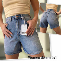 Шорты джинсовые женские WOMEN DENIM оптом 84531209 571-7