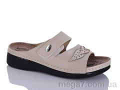 Шлепки, Sali-2 оптом 09-86 беж к.