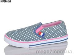 Слипоны, Super Gear оптом D6691 blue