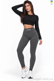 Лосины, Sport style оптом 7225-1MU норма сірий