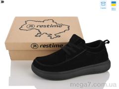 Туфли, Restime оптом AM026817 black