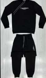 Спортивные костюмы мужские (black) оптом 73490268 088-1