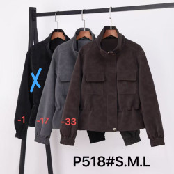 Куртки кожзам женские (шоколад) оптом 42109358 518-33-27