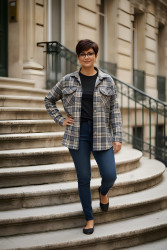 Рубашки женские ПОЛУБАТАЛ оптом 53742801 0005-32