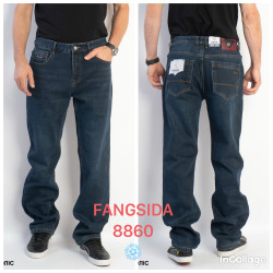 Джинси чоловічі FANGSIDA на флісі оптом FANGSIDA  