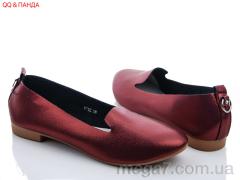 Балетки, QQ shoes оптом XF52 bordo