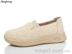 Туфли, Minghong оптом 7726 beige