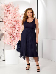 Сукні жіночі (2-ка) (темно-синій) оптом 