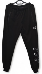 Спортивные штаны мужские (черный) оптом 90762385 02-13
