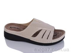 Шлепки, Sali-2 оптом 209-71 бежевий