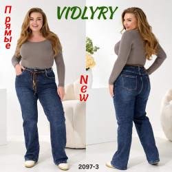 Джинсы женские БАТАЛ оптом 52467089 2097-3-1