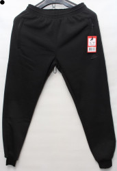 Спортивные штаны мужские на флисе (black) оптом 80561492 3436-1