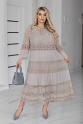 Платья женские БАТАЛ оптом Италия 68235041 2038-47