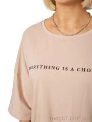 Футболка, Massmag оптом 2020 бежевий