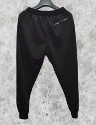 Спортивні штани чоловічі БАТАЛ (чорний) оптом  