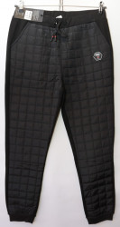 Спортивные штаны женские БАТАЛ на флисе оптом 70184523 A040-24
