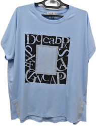 Футболки женские БАТАЛ оптом 78630214 332-107