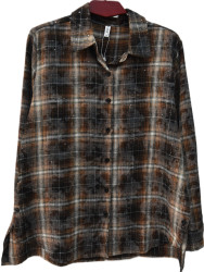 Рубашки женские БАТАЛ оптом 72561094 3504-337