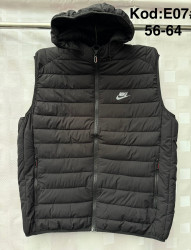 Жилетки мужские (чёрные) БАТАЛ оптом 03514987 07-11