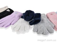 Перчатки, RuBi оптом 6067 (хутро) mix