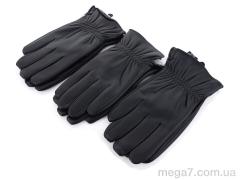 Перчатки, RuBi оптом R202М кожзам-махра black