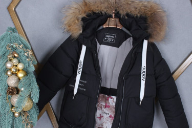 Куртки зимние детские (black) оптом 35972841 705-28
