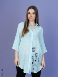 Рубашки женские БАТАЛ оптом 14607539 521-8
