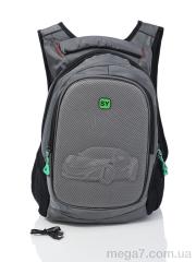 Рюкзак, Superbag оптом 8348 grey