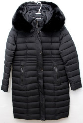 Куртки зимние женские VICTOLEAR БАТАЛ (black) оптом 15306798 2127-35