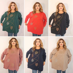 Свитера женские СУПЕР БАТАЛ оптом 14285639 87-41