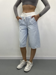 Шорты джинсовые женские I8DENIM оптом 40728936 02-60