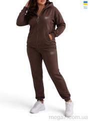Спортивный костюм, Sport style оптом 111-1023 шоколадний