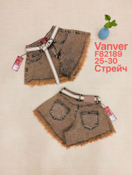Шорты джинсовые женские оптом 98217365 82189-35