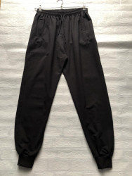 Спортивные штаны мужские БАТАЛ (black) оптом 53046719 01-4