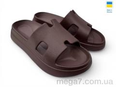 Шлепки, Rai shoes оптом Е145 шоколад