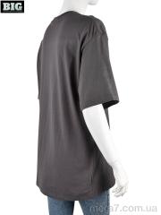 Футболка, BIG оптом --- 4071-W03-3 grey