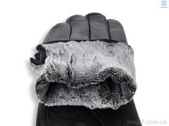 Перчатки, Королева оптом GN06-04М шкіра махра black