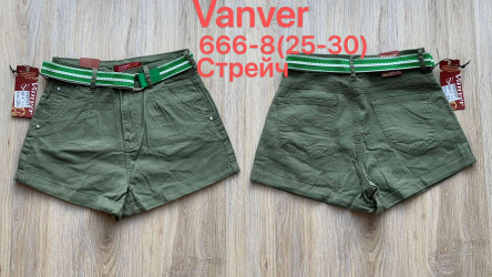 Шорты джинсовые женские VANVER оптом Vanver 75204831 666-8-7