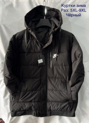 Куртки зимние мужские БАТАЛ (черный) оптом 34169085 02-41