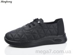 Туфли, Minghong оптом 7723 black