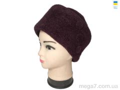 Шапка, Mabi оптом 0583 кубанка бордовий