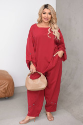 Костюмы женские БАТАЛ оптом 07143568 0132-31